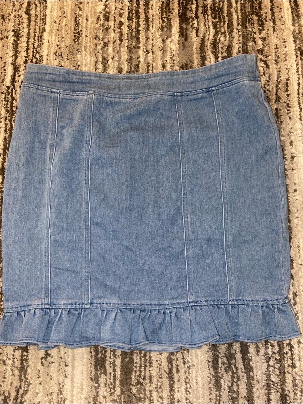 Blashe elastic waist denim skirt size large